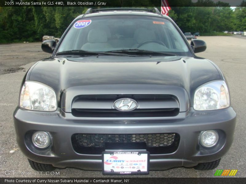 Black Obsidian / Gray 2005 Hyundai Santa Fe GLS 4WD