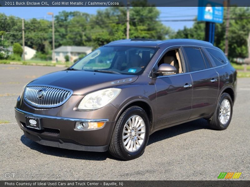 Gold Mist Metallic / Cashmere/Cocoa 2011 Buick Enclave CXL