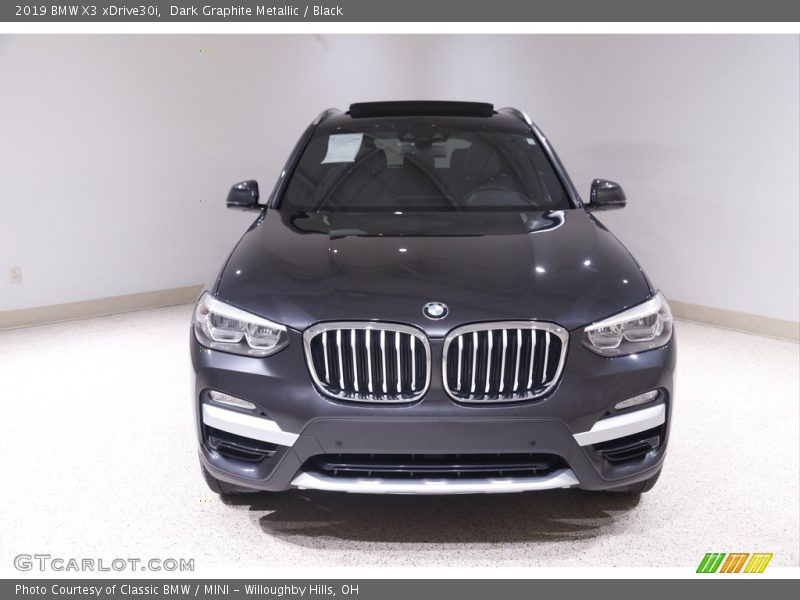 Dark Graphite Metallic / Black 2019 BMW X3 xDrive30i