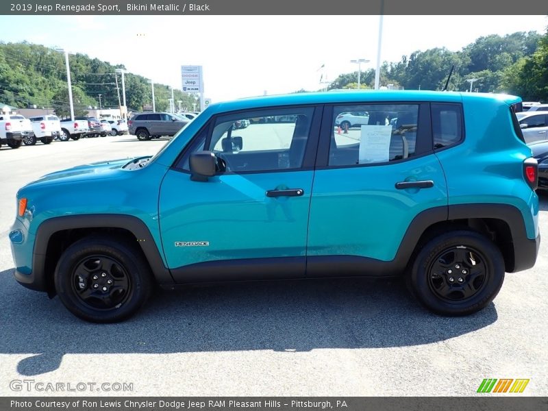 Bikini Metallic / Black 2019 Jeep Renegade Sport