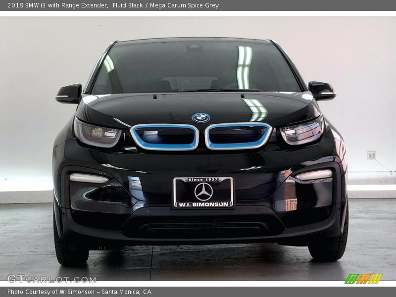 Fluid Black / Mega Carum Spice Grey 2018 BMW i3 with Range Extender