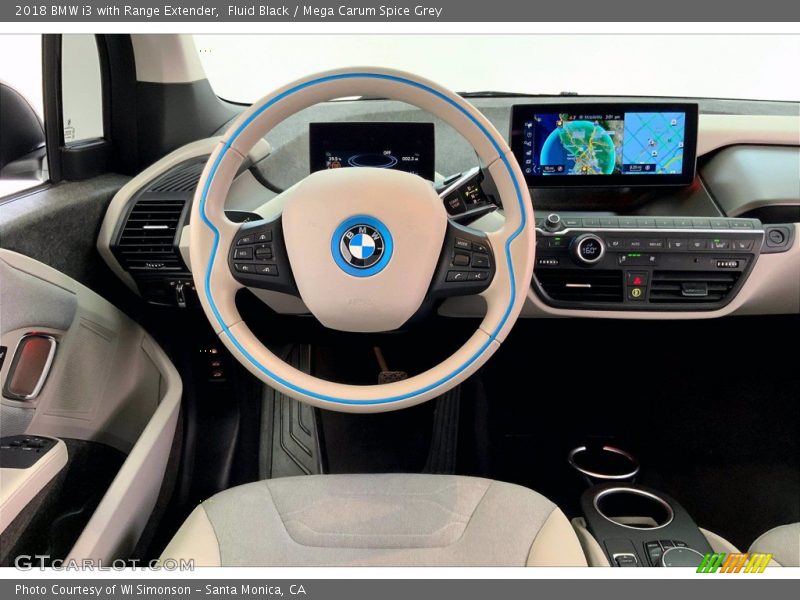 Fluid Black / Mega Carum Spice Grey 2018 BMW i3 with Range Extender