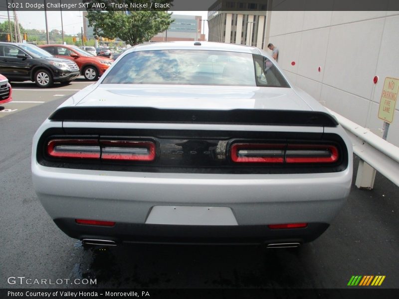 Triple Nickel / Black 2021 Dodge Challenger SXT AWD