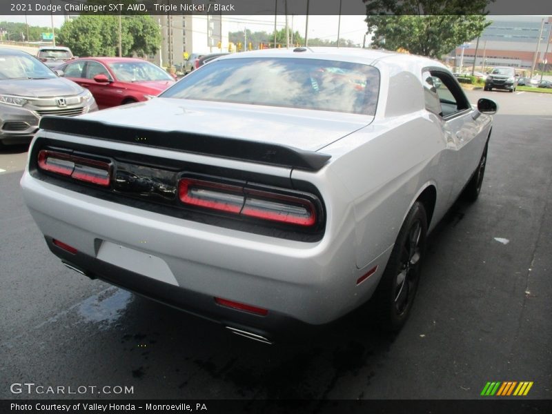 Triple Nickel / Black 2021 Dodge Challenger SXT AWD