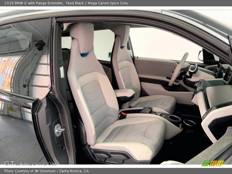 Fluid Black / Mega Carum Spice Grey 2018 BMW i3 with Range Extender