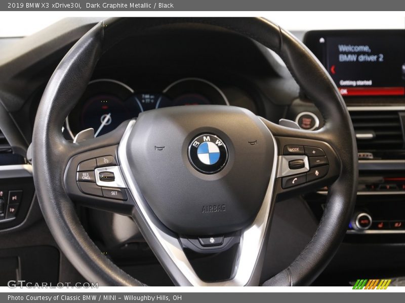 Dark Graphite Metallic / Black 2019 BMW X3 xDrive30i