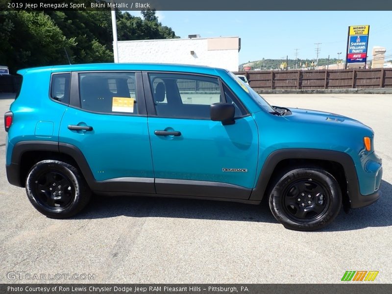 Bikini Metallic / Black 2019 Jeep Renegade Sport