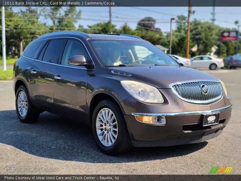 Gold Mist Metallic / Cashmere/Cocoa 2011 Buick Enclave CXL