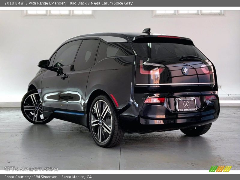 Fluid Black / Mega Carum Spice Grey 2018 BMW i3 with Range Extender