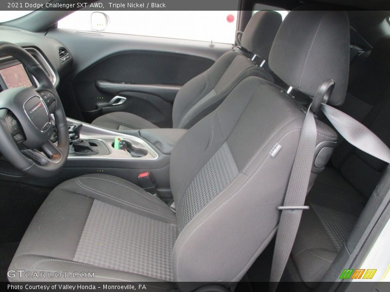 Triple Nickel / Black 2021 Dodge Challenger SXT AWD
