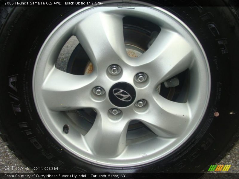 Black Obsidian / Gray 2005 Hyundai Santa Fe GLS 4WD