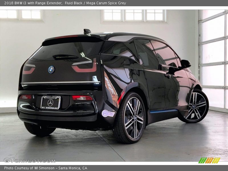 Fluid Black / Mega Carum Spice Grey 2018 BMW i3 with Range Extender