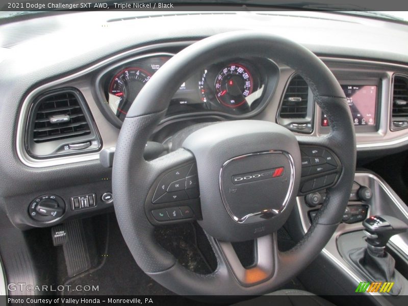 Triple Nickel / Black 2021 Dodge Challenger SXT AWD