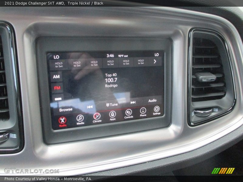 Triple Nickel / Black 2021 Dodge Challenger SXT AWD