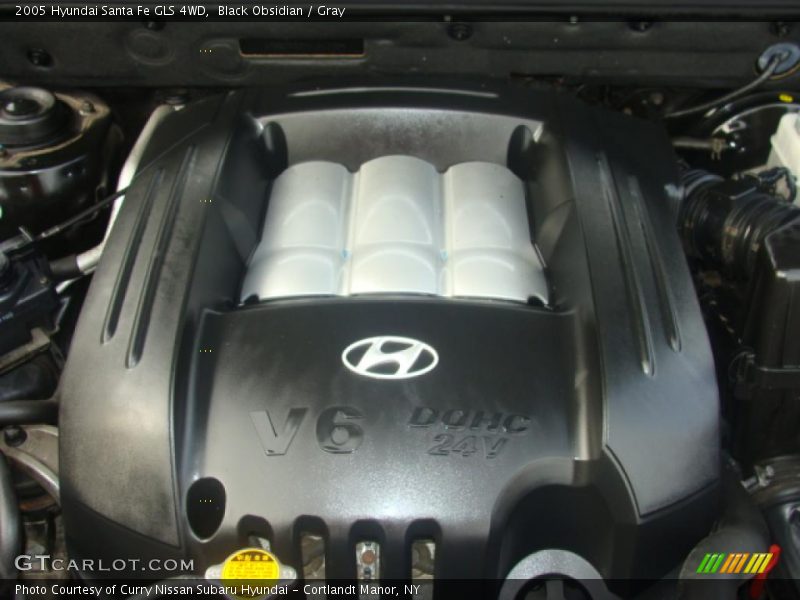 Black Obsidian / Gray 2005 Hyundai Santa Fe GLS 4WD