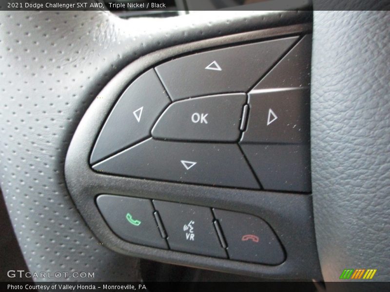 Triple Nickel / Black 2021 Dodge Challenger SXT AWD