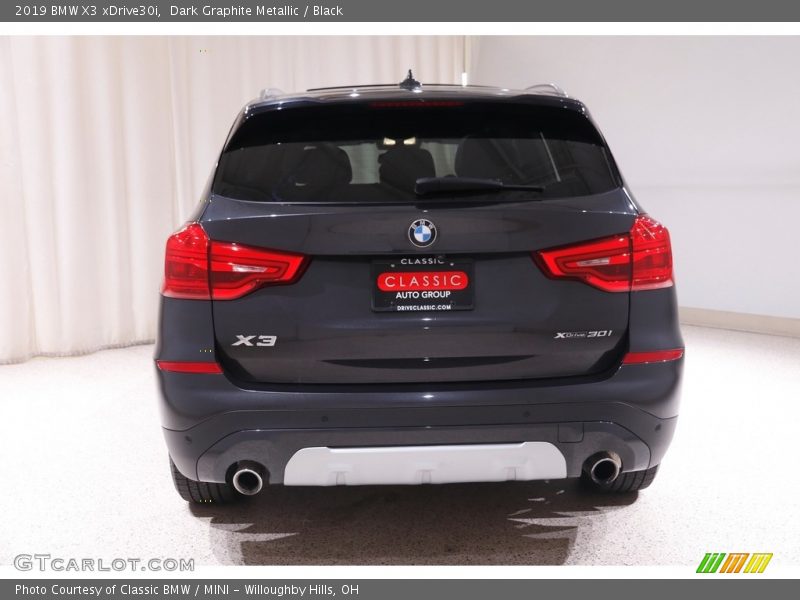 Dark Graphite Metallic / Black 2019 BMW X3 xDrive30i