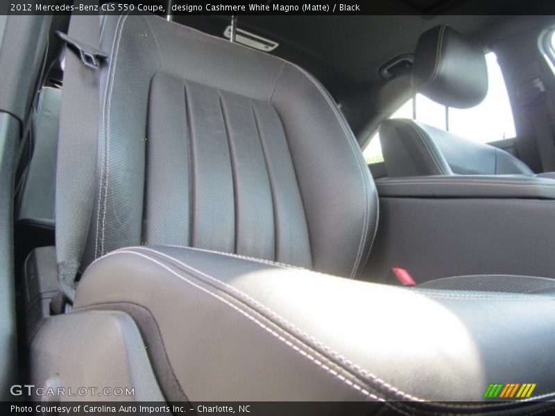 designo Cashmere White Magno (Matte) / Black 2012 Mercedes-Benz CLS 550 Coupe