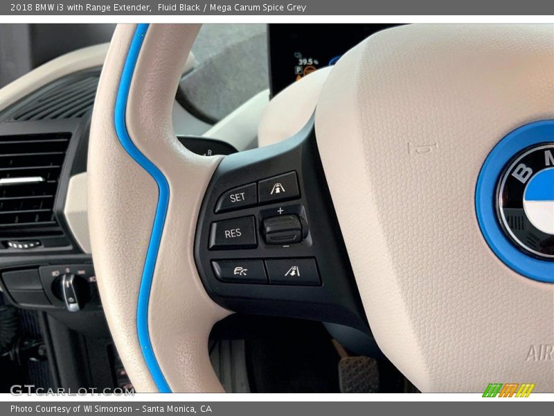 Fluid Black / Mega Carum Spice Grey 2018 BMW i3 with Range Extender