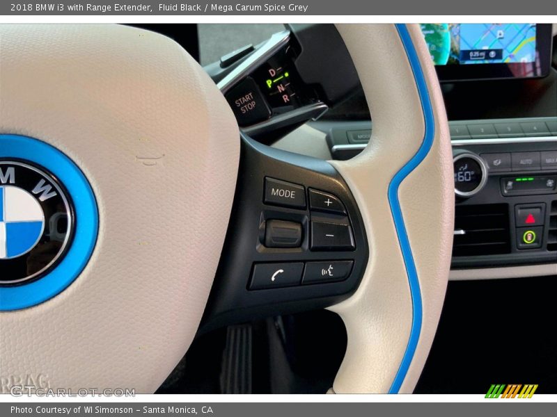 Fluid Black / Mega Carum Spice Grey 2018 BMW i3 with Range Extender