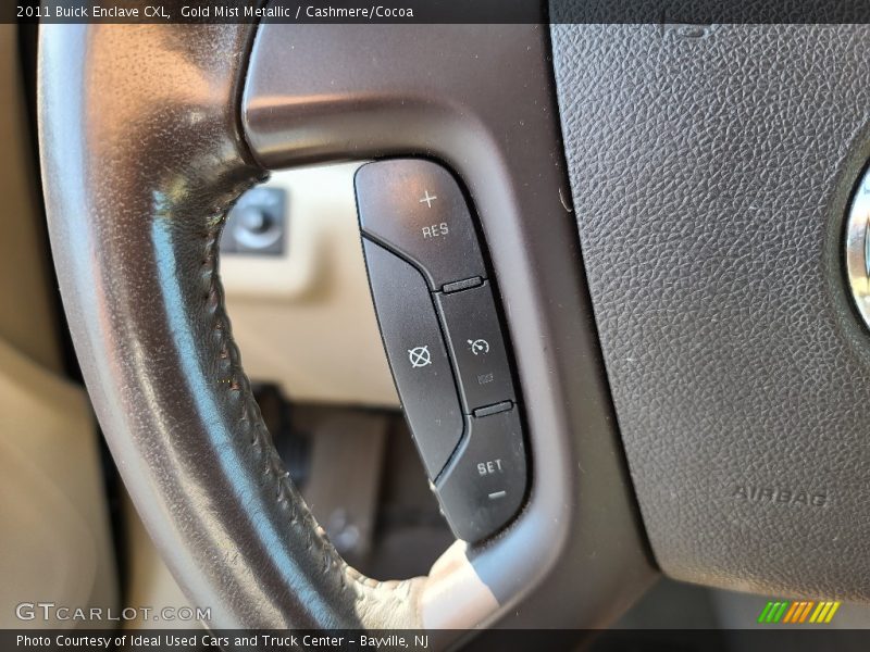 Gold Mist Metallic / Cashmere/Cocoa 2011 Buick Enclave CXL
