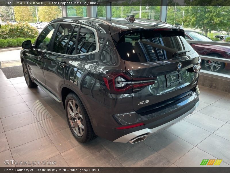Dark Graphite Metallic / Black 2022 BMW X3 xDrive30i