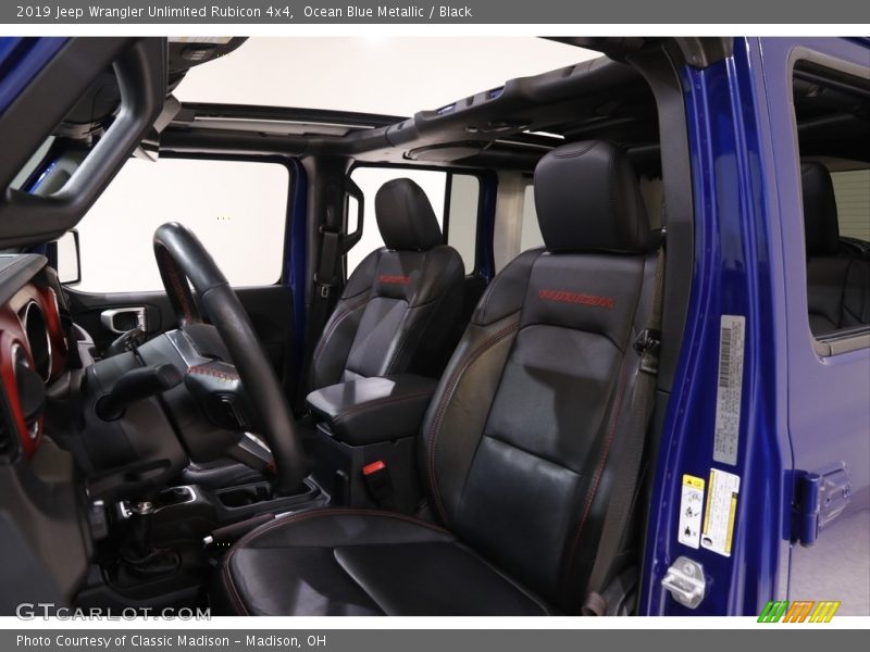 Ocean Blue Metallic / Black 2019 Jeep Wrangler Unlimited Rubicon 4x4