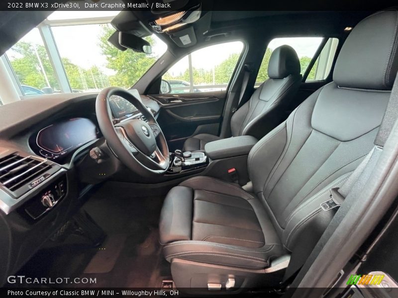  2022 X3 xDrive30i Black Interior