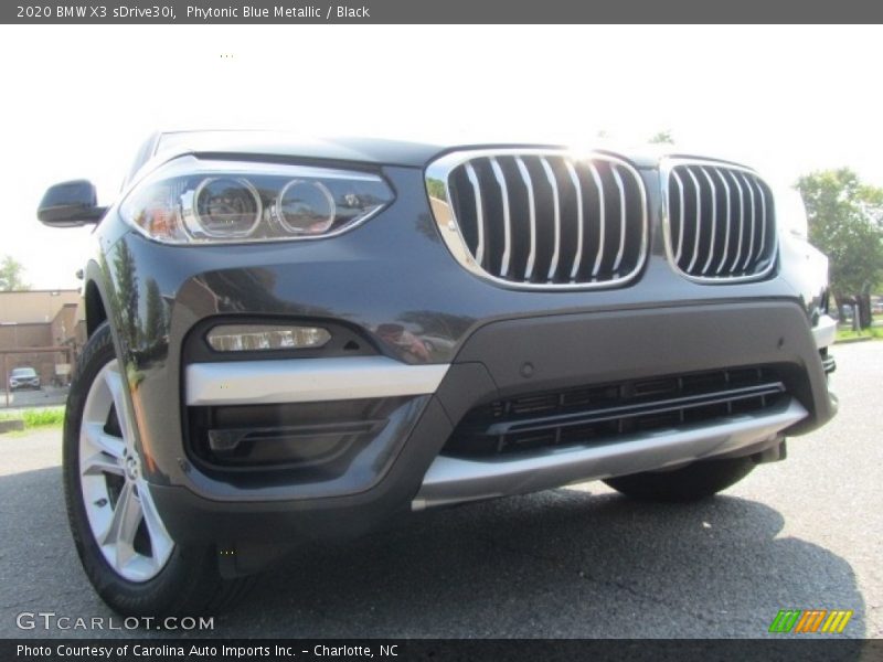 Phytonic Blue Metallic / Black 2020 BMW X3 sDrive30i