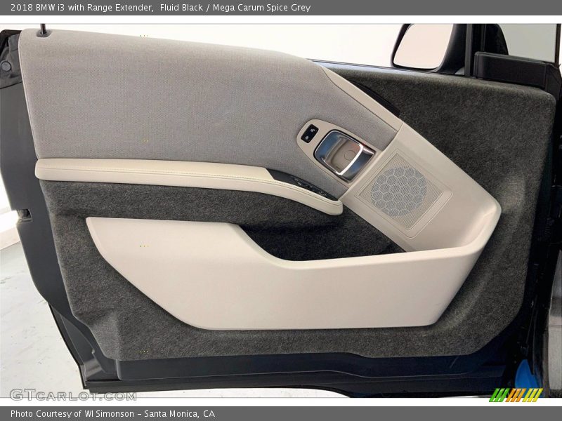 Fluid Black / Mega Carum Spice Grey 2018 BMW i3 with Range Extender