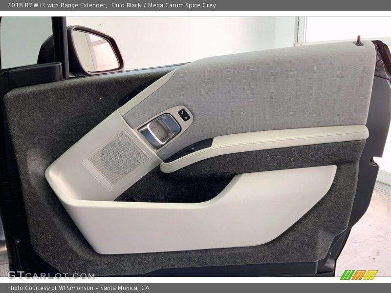 Fluid Black / Mega Carum Spice Grey 2018 BMW i3 with Range Extender