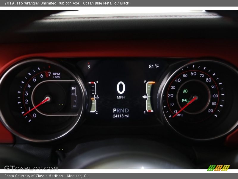  2019 Wrangler Unlimited Rubicon 4x4 Rubicon 4x4 Gauges