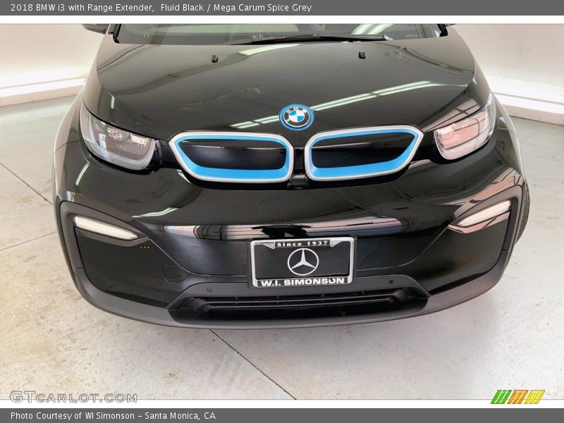 Fluid Black / Mega Carum Spice Grey 2018 BMW i3 with Range Extender