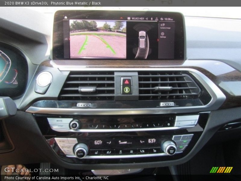 Phytonic Blue Metallic / Black 2020 BMW X3 sDrive30i