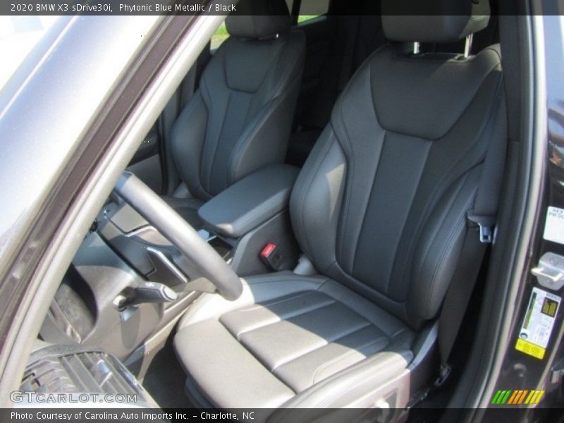 Phytonic Blue Metallic / Black 2020 BMW X3 sDrive30i