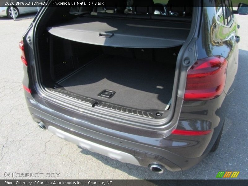 Phytonic Blue Metallic / Black 2020 BMW X3 sDrive30i