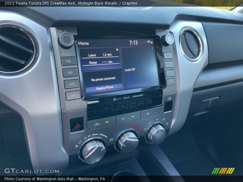 Midnight Black Metallic / Graphite 2021 Toyota Tundra SR5 CrewMax 4x4