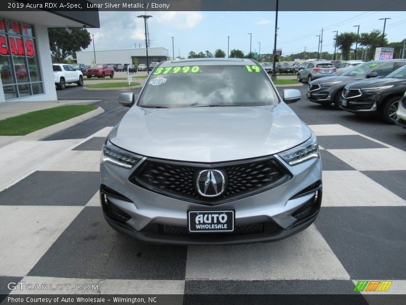 Lunar Silver Metallic / Ebony 2019 Acura RDX A-Spec