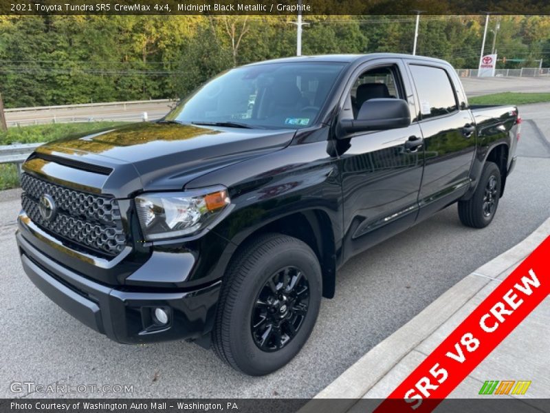 Midnight Black Metallic / Graphite 2021 Toyota Tundra SR5 CrewMax 4x4