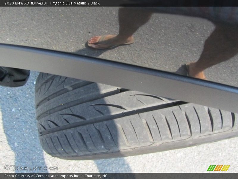 Phytonic Blue Metallic / Black 2020 BMW X3 sDrive30i