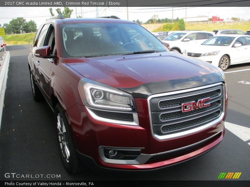 Crimson Red Tintcoat / Ebony 2017 GMC Acadia Limited AWD