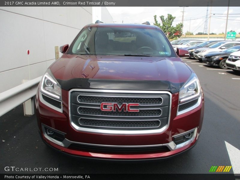 Crimson Red Tintcoat / Ebony 2017 GMC Acadia Limited AWD