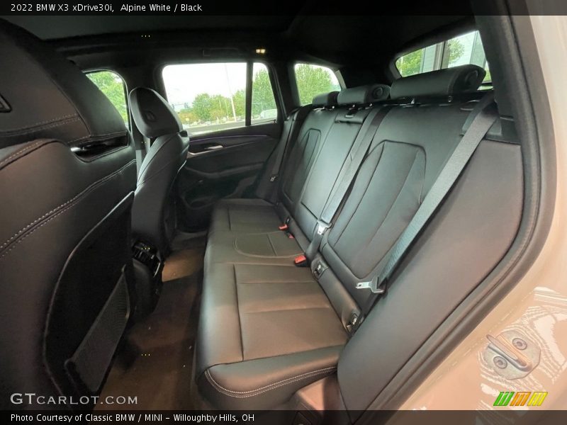 Rear Seat of 2022 X3 xDrive30i