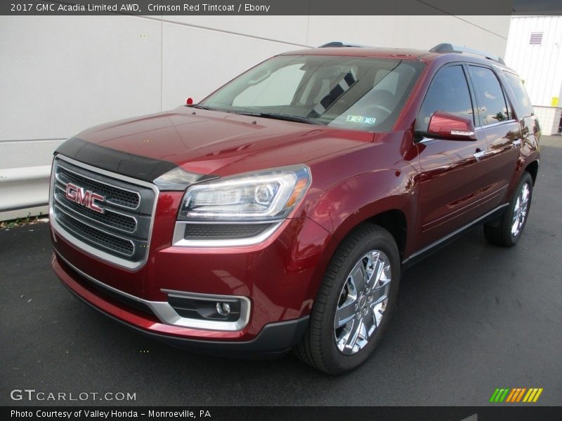 Crimson Red Tintcoat / Ebony 2017 GMC Acadia Limited AWD