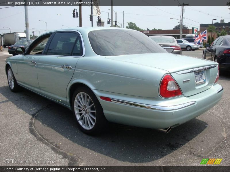 Seafrost Metallic / Champagne 2006 Jaguar XJ XJ8 L