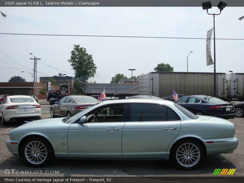 Seafrost Metallic / Champagne 2006 Jaguar XJ XJ8 L