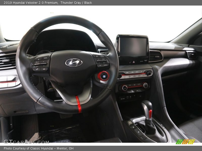 Thunder Gray / Black 2019 Hyundai Veloster 2.0 Premium