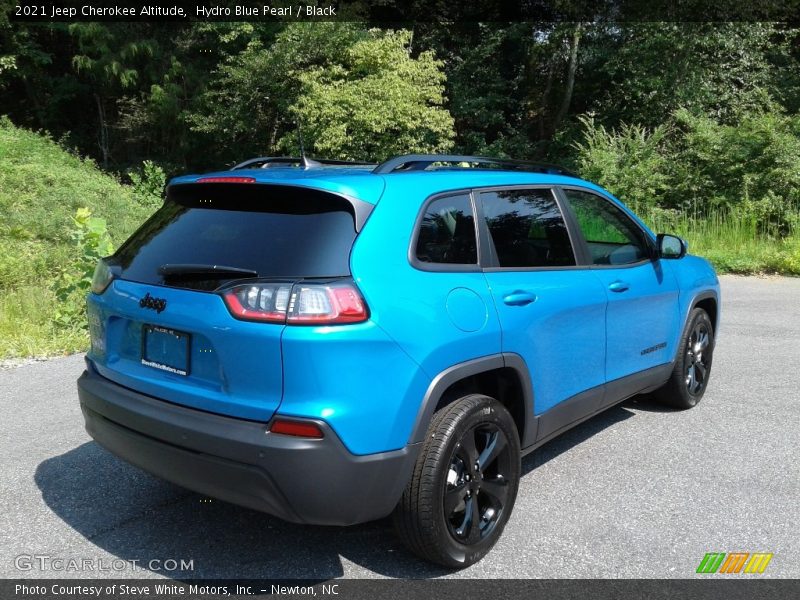 Hydro Blue Pearl / Black 2021 Jeep Cherokee Altitude
