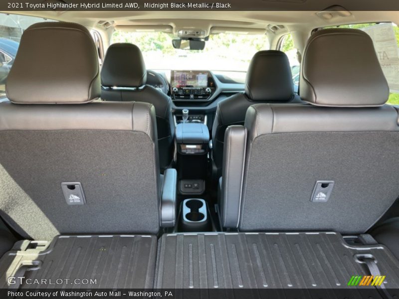 Midnight Black Metallic / Black 2021 Toyota Highlander Hybrid Limited AWD