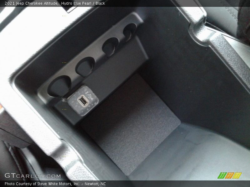 Hydro Blue Pearl / Black 2021 Jeep Cherokee Altitude